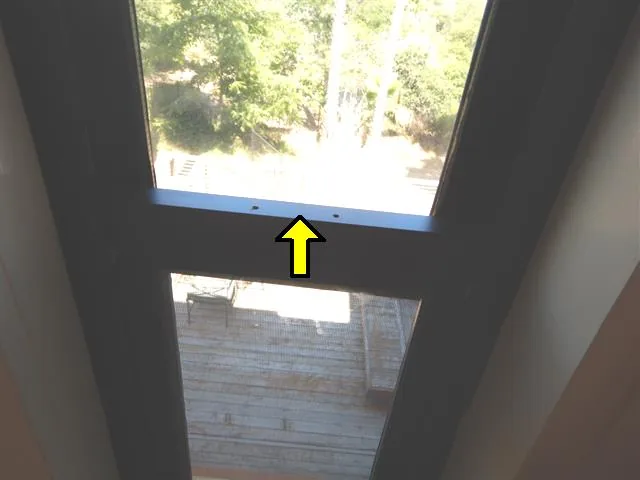 Window checked during a home inspection