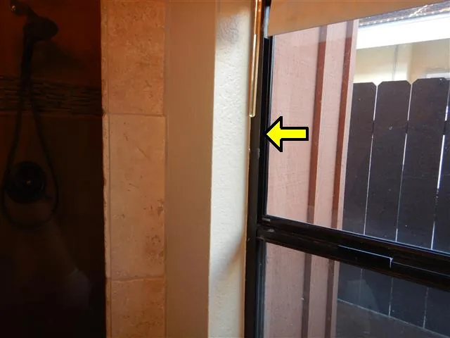 Window glass and frame