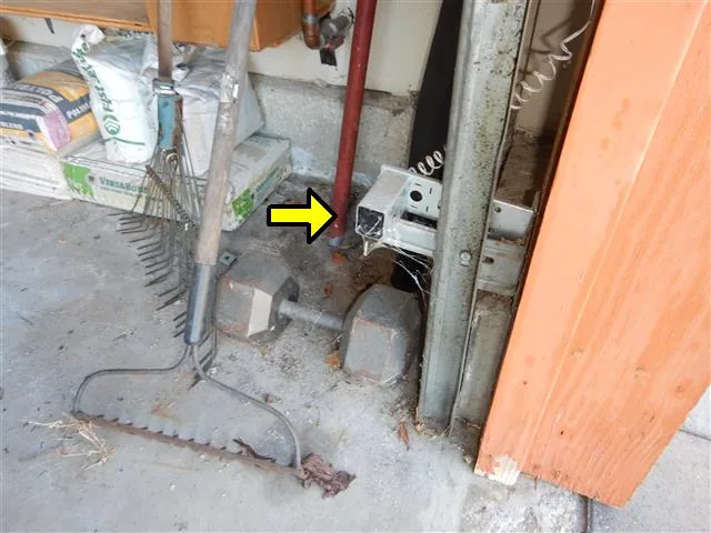 Garage door opener in a San Diego garage