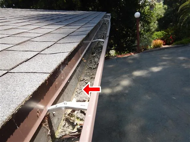 Gutter and downspout condition