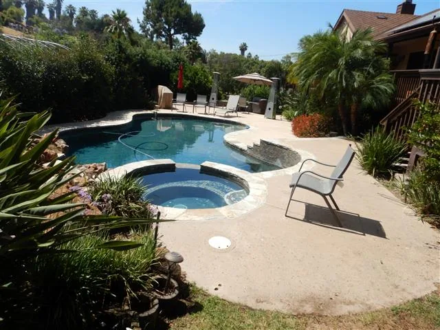 Pool checked during an inspection