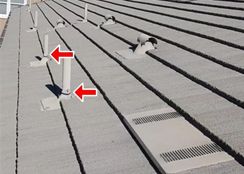 Roof covering on a San Diego house