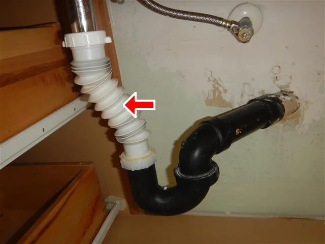 Inspection photo: drain ptrap