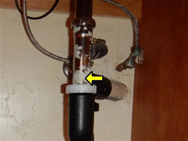 Drain and waste piping at a San Diego property