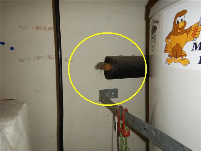 Water heater connections