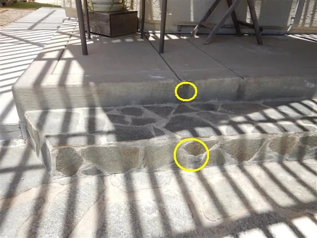 Deck and guard railing