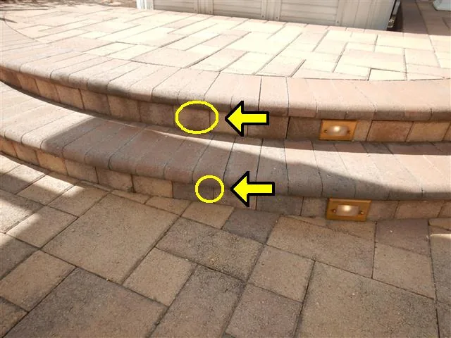 Stairway and guard during an inspection