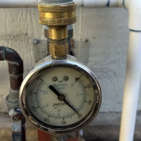Water pressure test