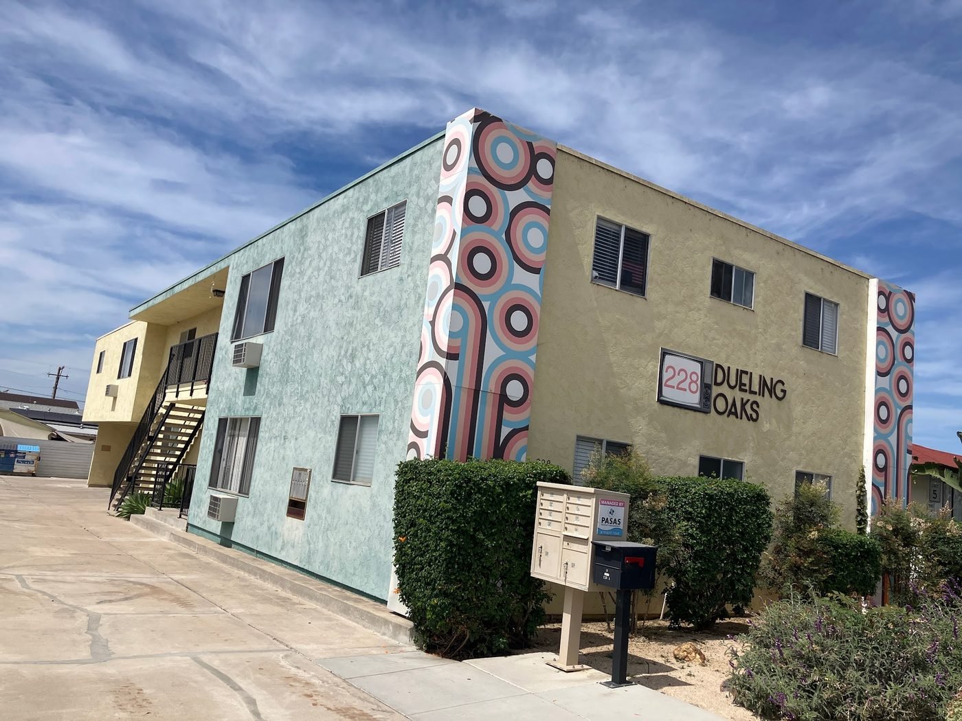 San Diego apartment building during an SB 721 balcony inspection