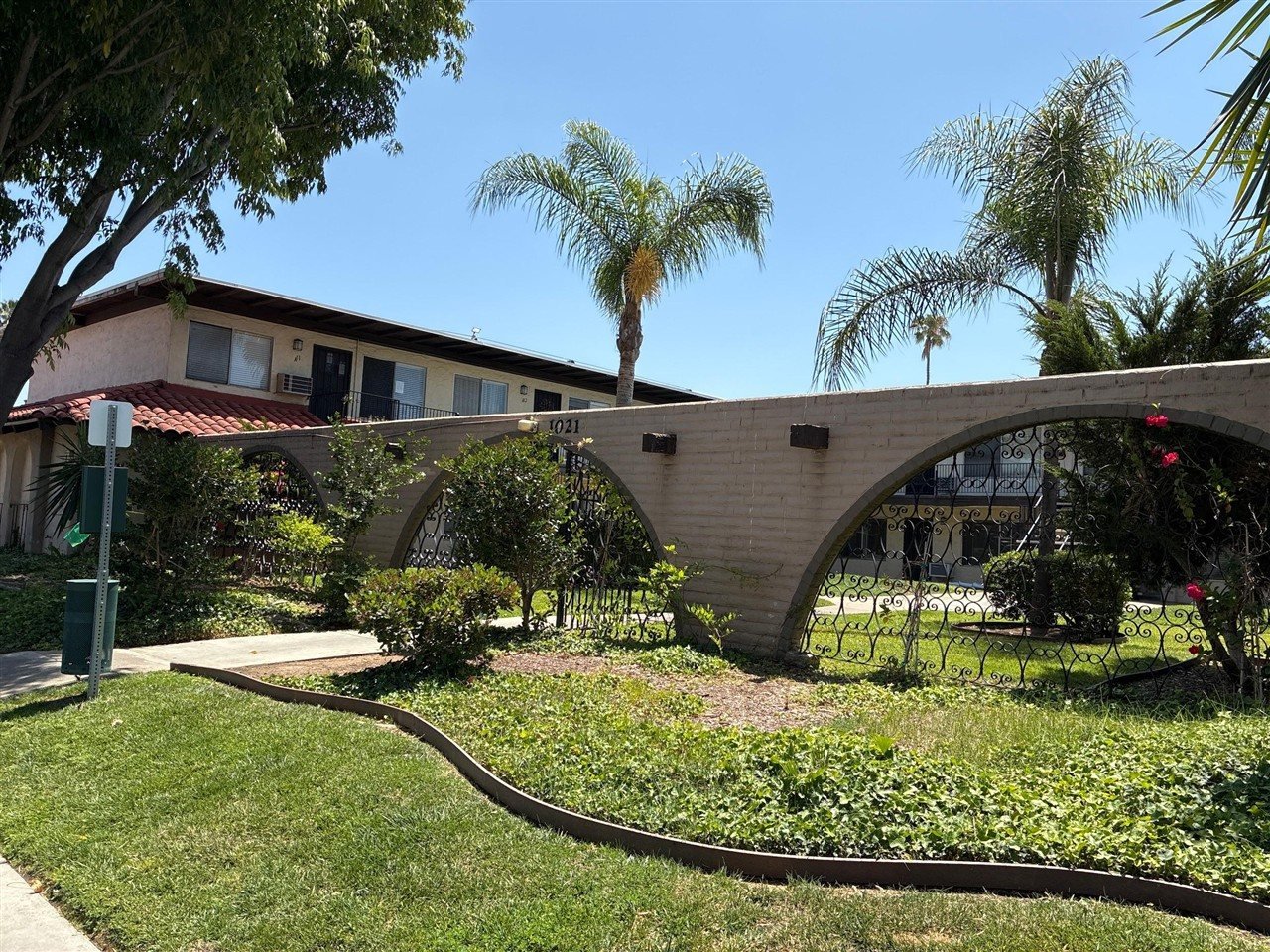 Apartment building at 1037 E Lexington Ave El Cajon during a balcony and walkway inspection