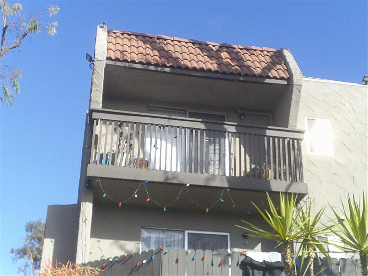 Apartment building at 12802 Mapleview St Lakeside during a balcony and walkway inspection
