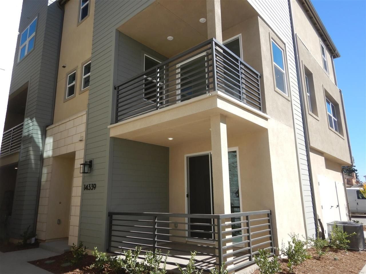 Apartment building at 14339 Savannah Ct San Diego during a balcony and walkway inspection