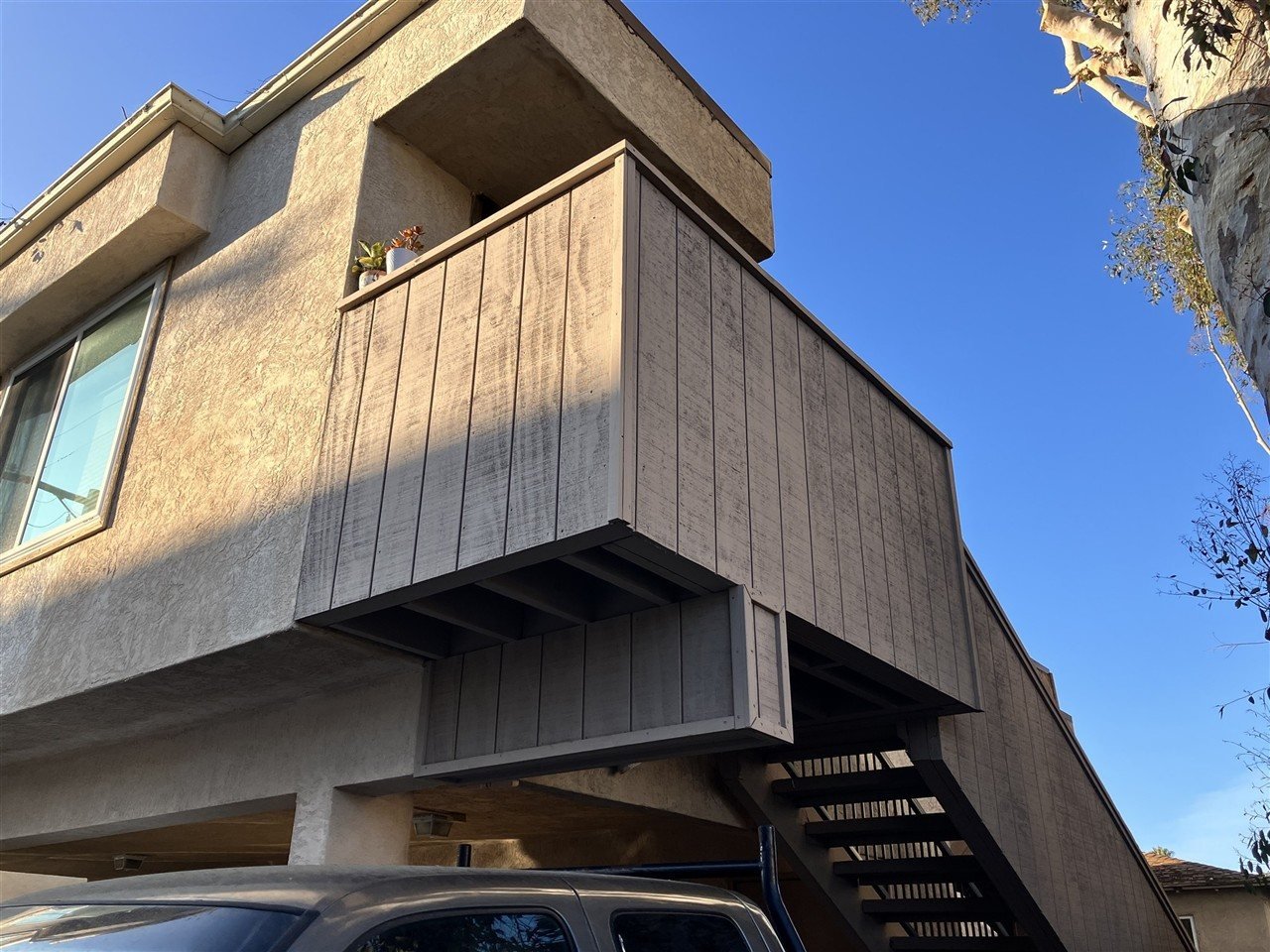 Apartment building at 1747 Thomas Ave San Diego during a balcony and walkway inspection