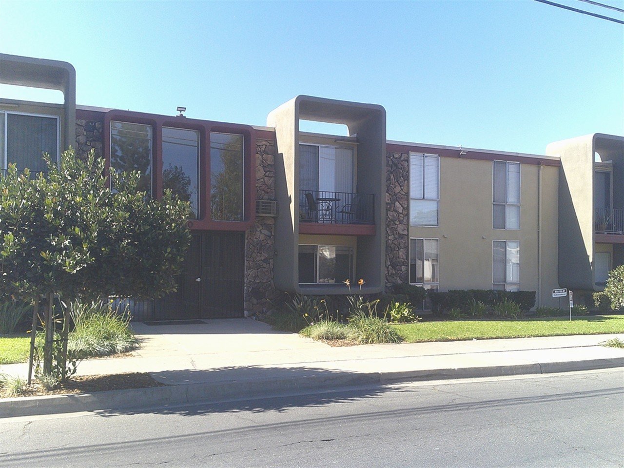 Apartment building at 180 N 1St St El Cajon during a balcony and walkway inspection