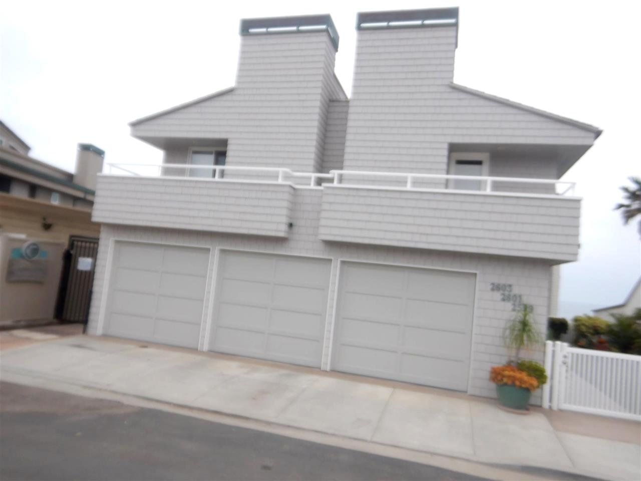 Apartment building at 2599 Ocean St Carlsbad during a balcony and walkway inspection