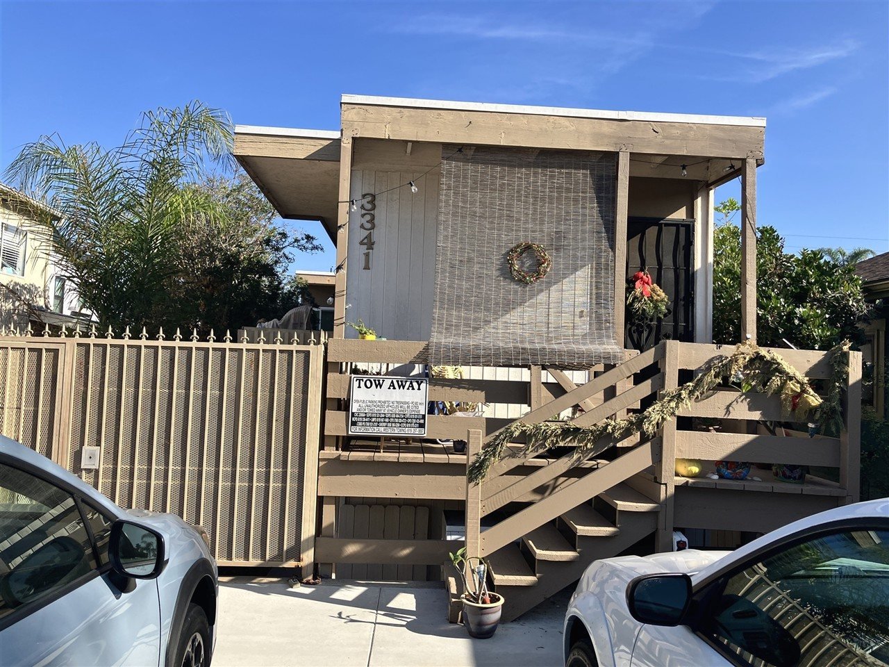 Apartment building at 3341 Grim Ave San Diego during a balcony and walkway inspection