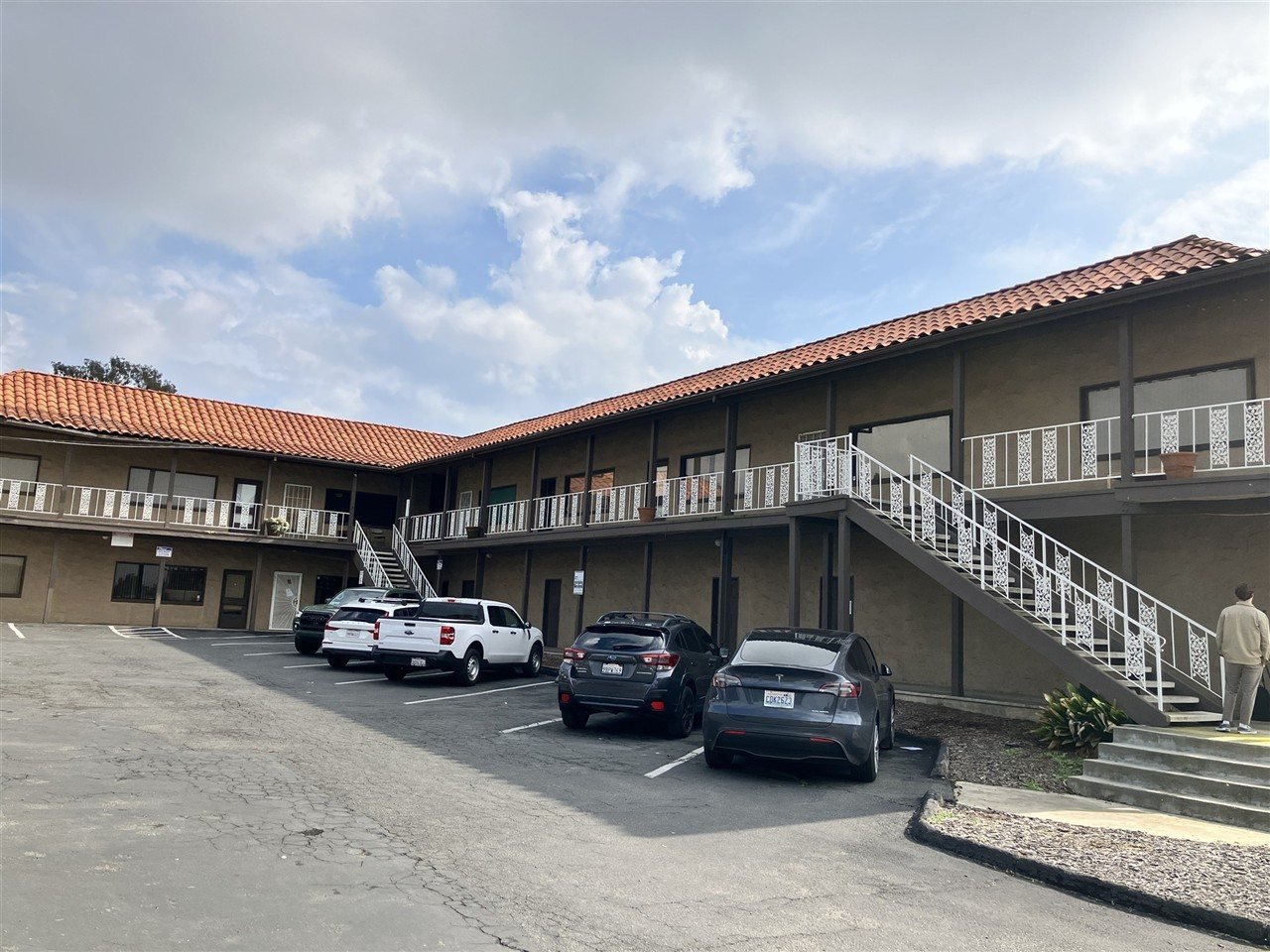 Apartment building at 3911 N Cordoba Ave Spring Valley during a balcony and walkway inspection