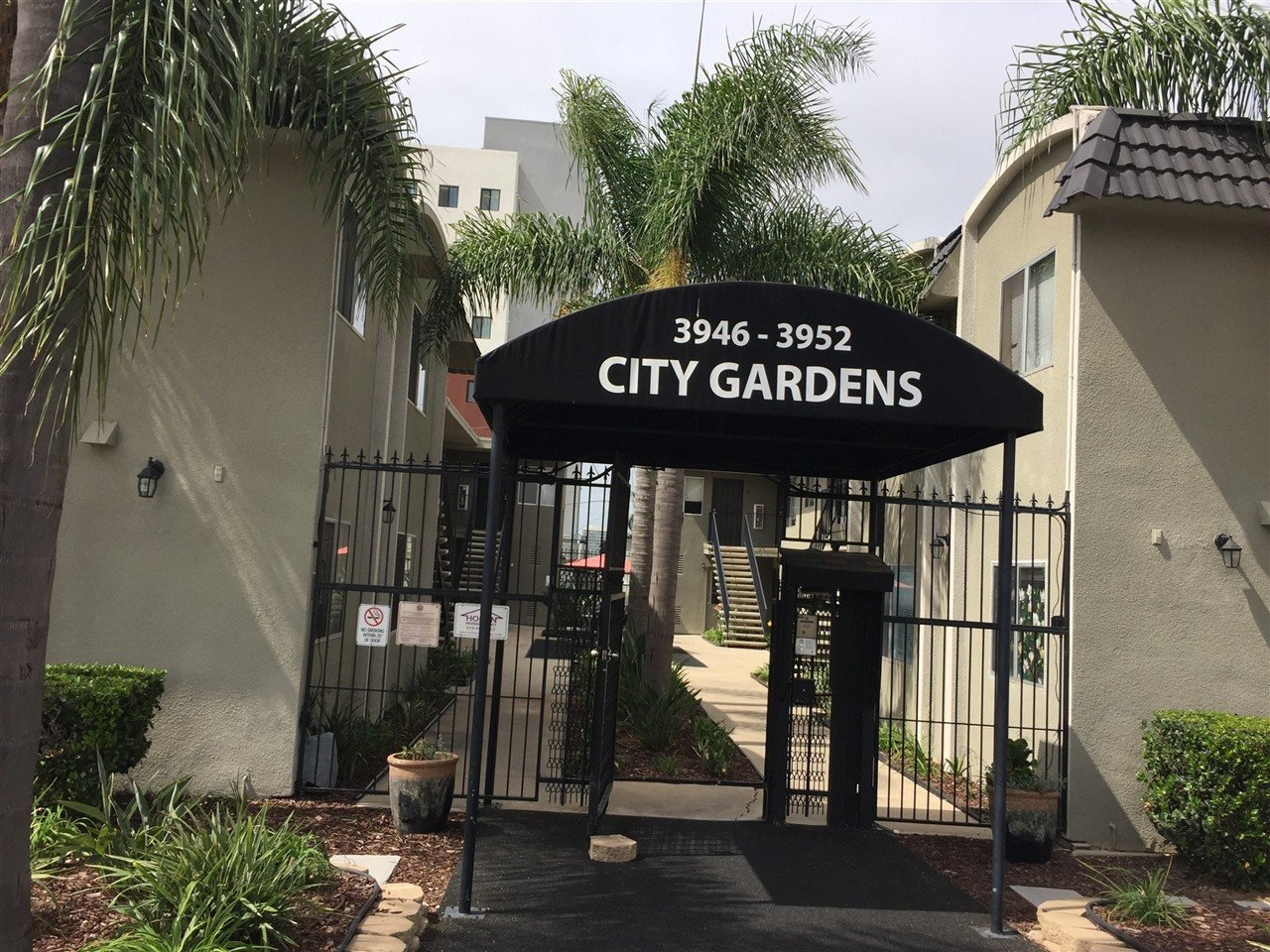 Apartment building at 3946 3952 Idaho St City Gardens during a balcony and walkway inspection