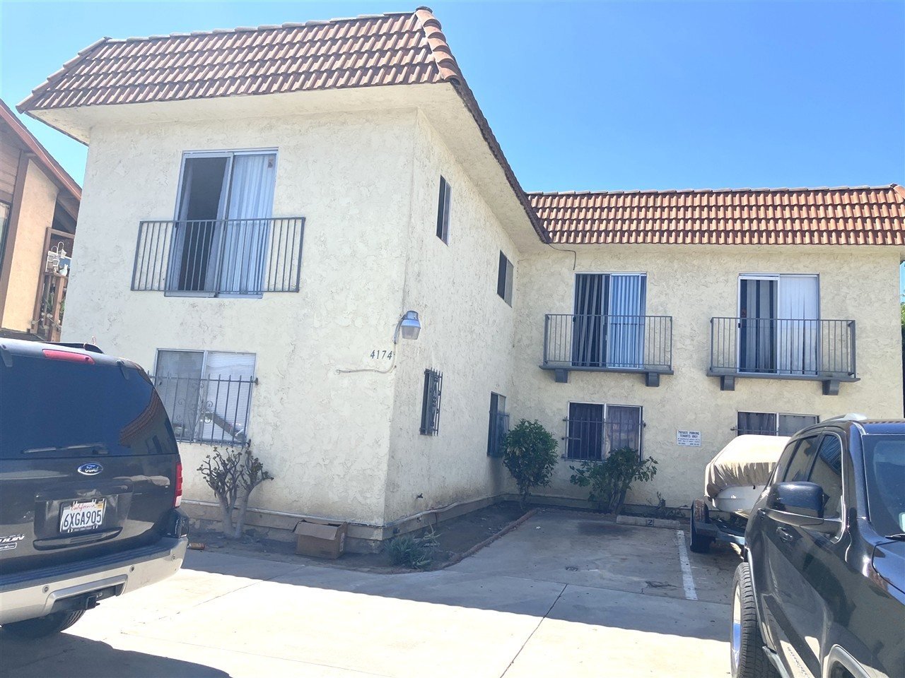 Apartment building at 4174 36Th St San Diego during a balcony and walkway inspection
