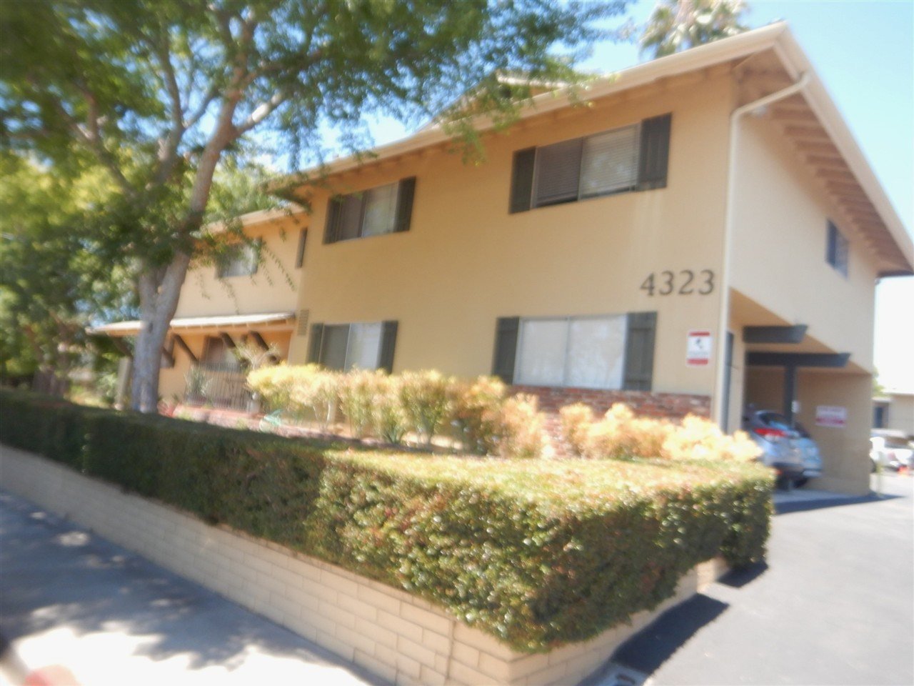 Apartment building at 4323 Parks Ave La Mesa during a balcony and walkway inspection