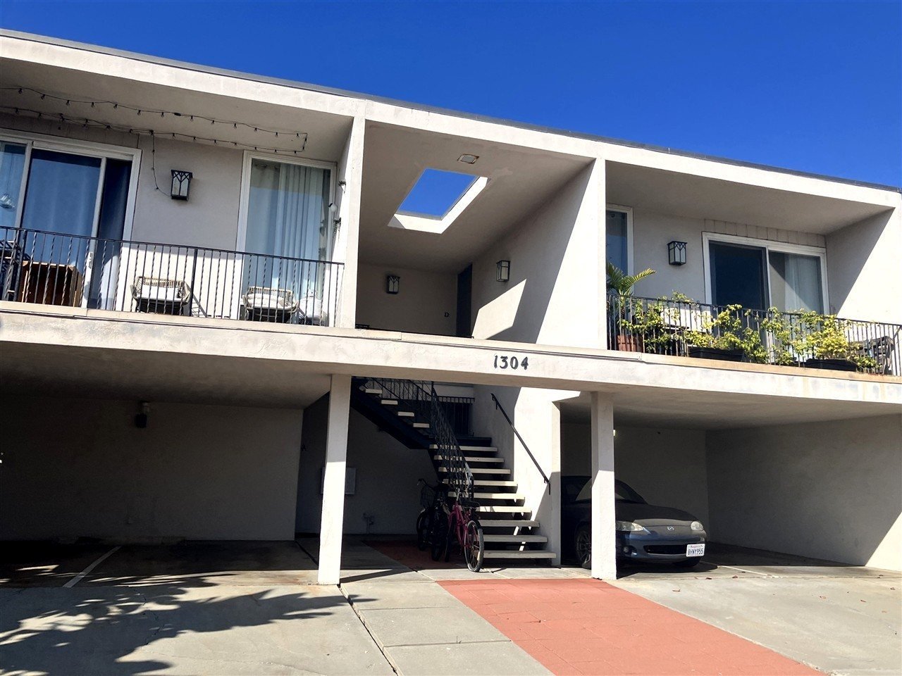 Apartment building at 4611 4619 Fanuel St San Diego during a balcony and walkway inspection