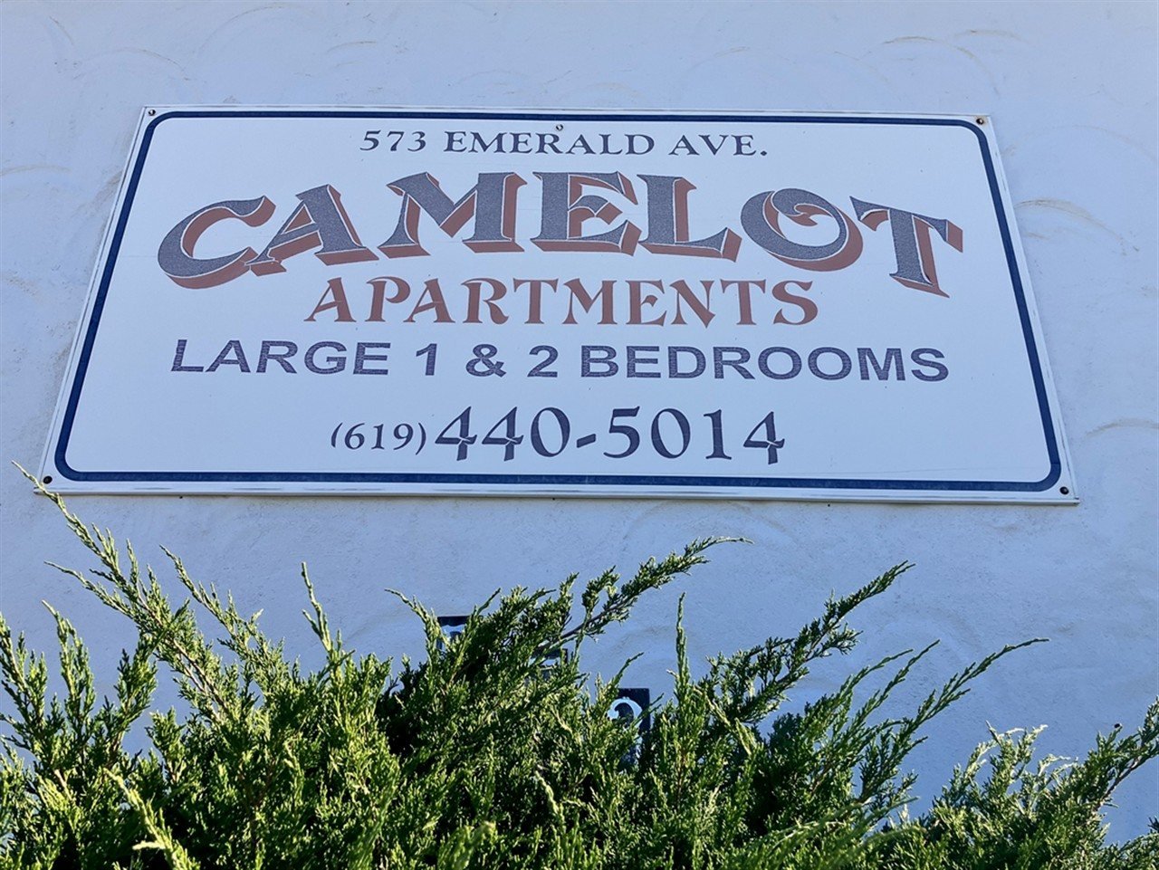Apartment building at 573 Emerald Ave Camelot during a balcony and walkway inspection